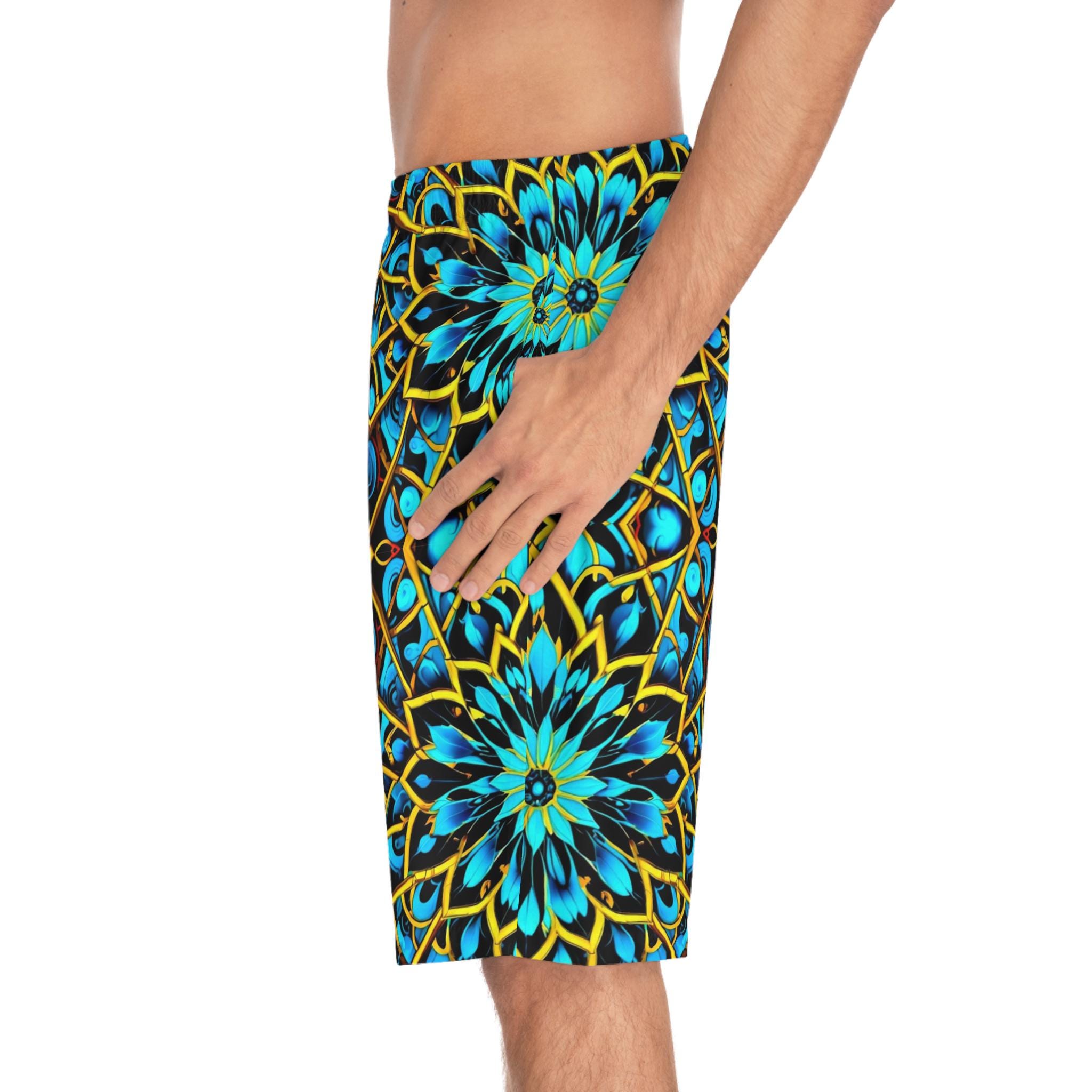 Blue Lace Ab - Board Shorts