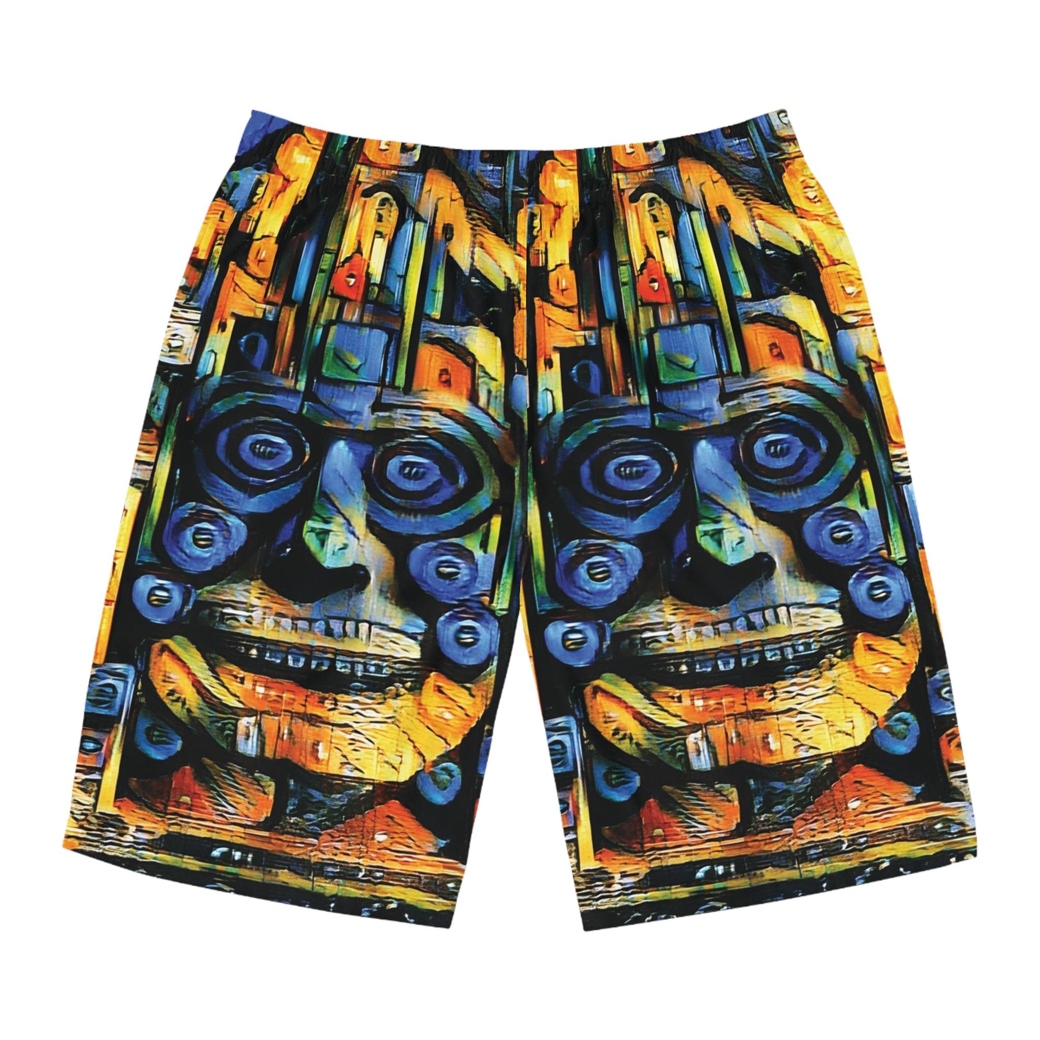Purple Face - Board Shorts