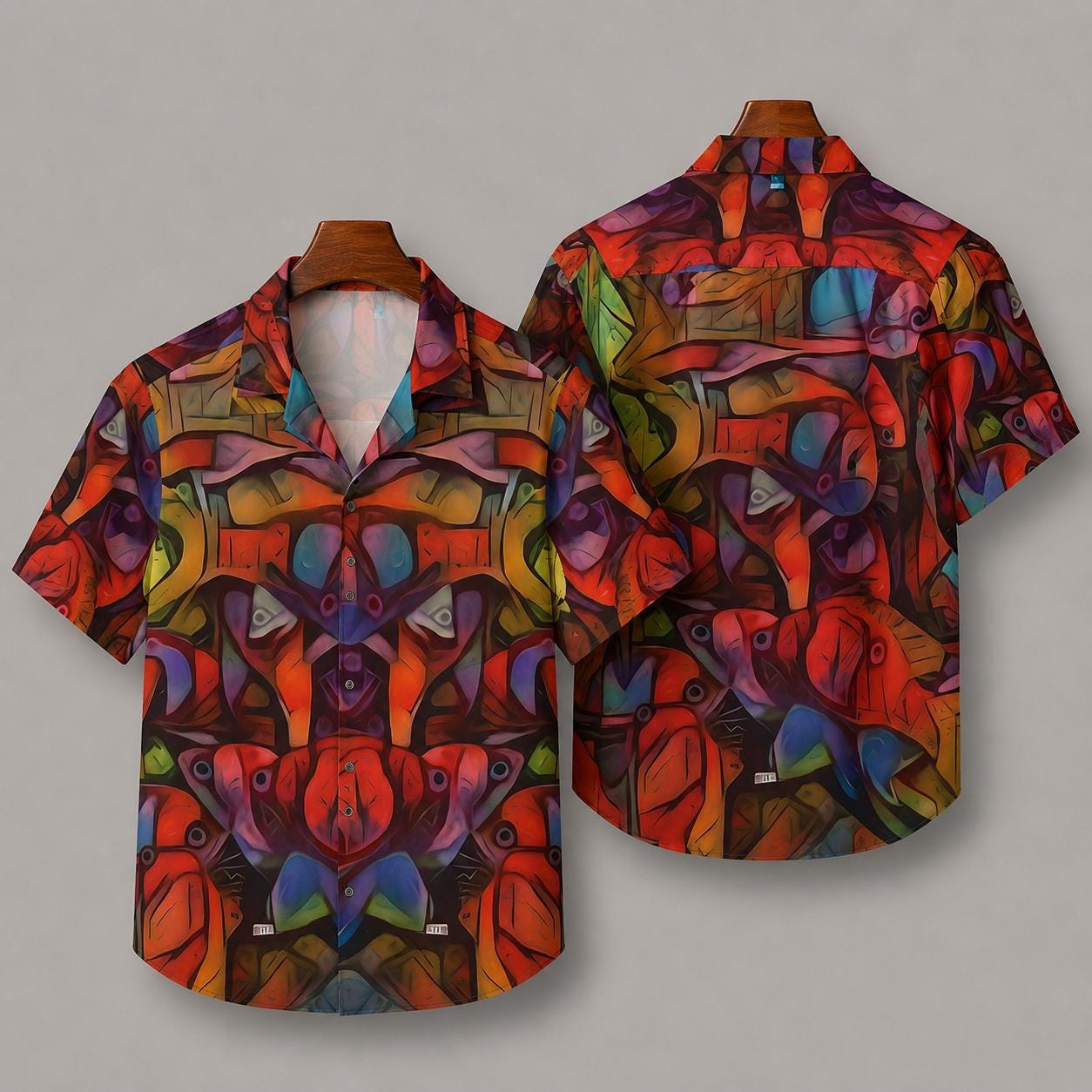 Square Backs Left - Hawaiian Shirt