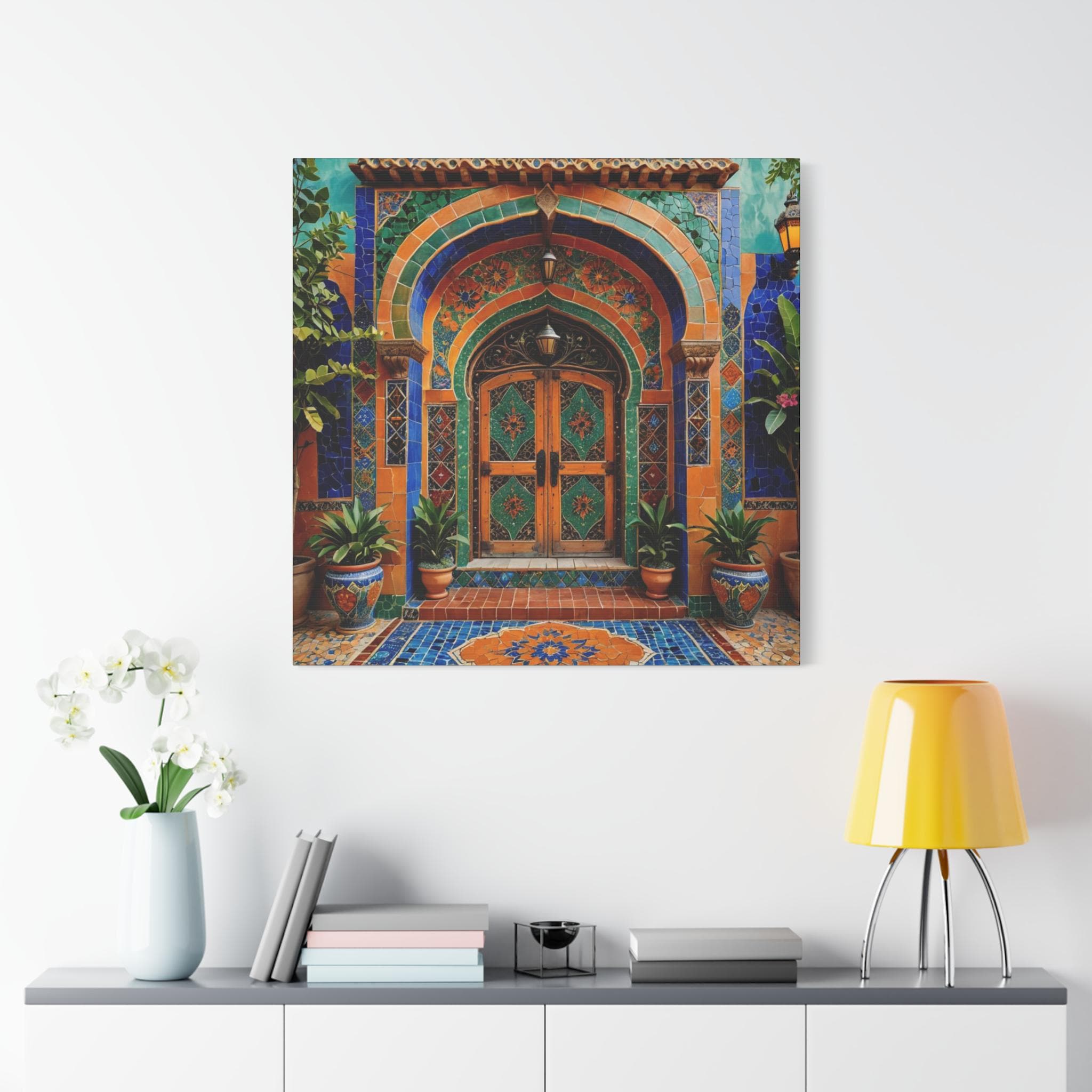 Village Door - Canvas Wall Art