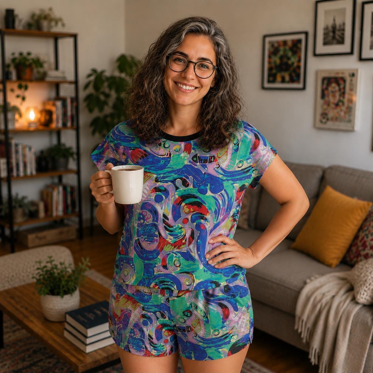 Poly Swirl - Womens Pajamas