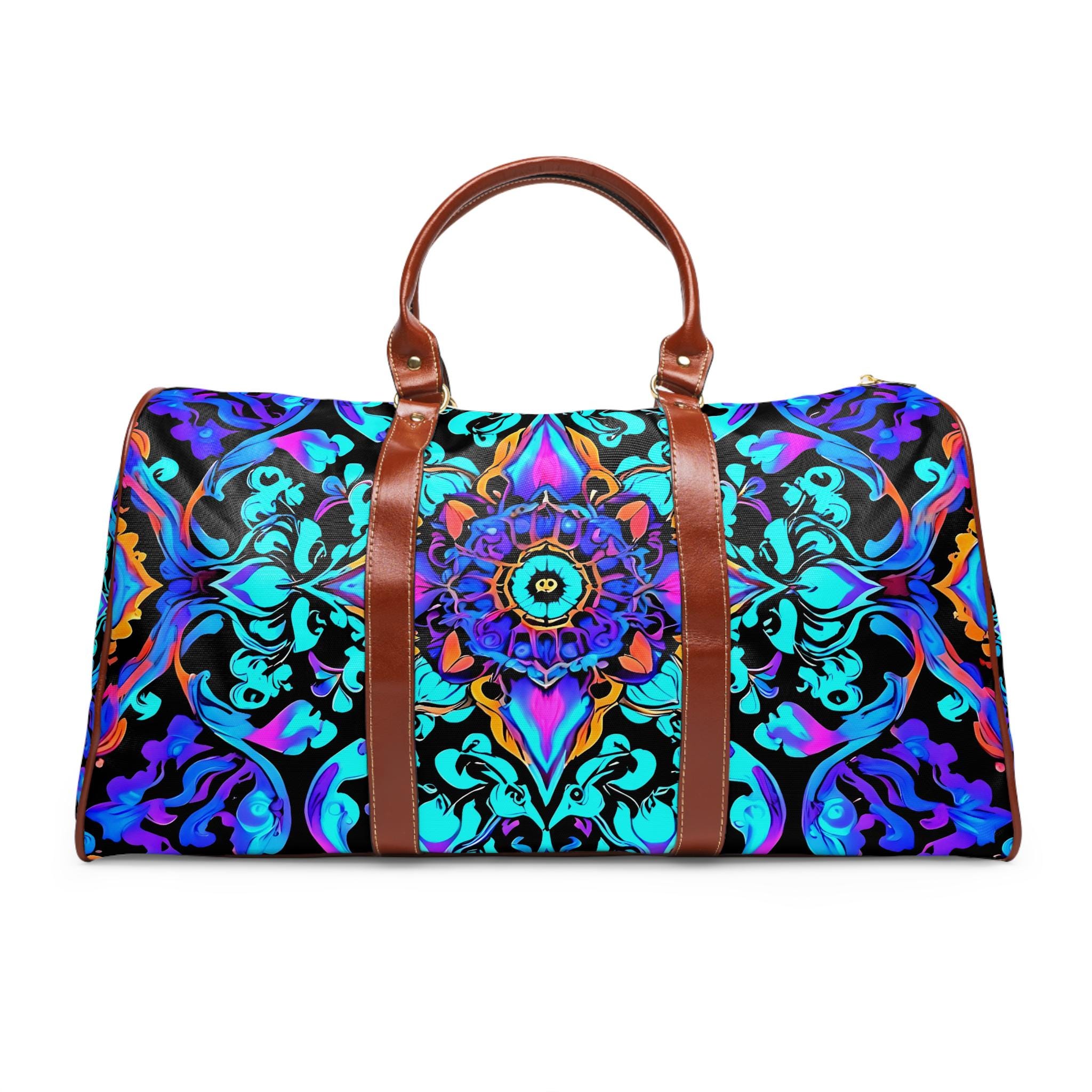 Purple F - Waterproof Travel Bag