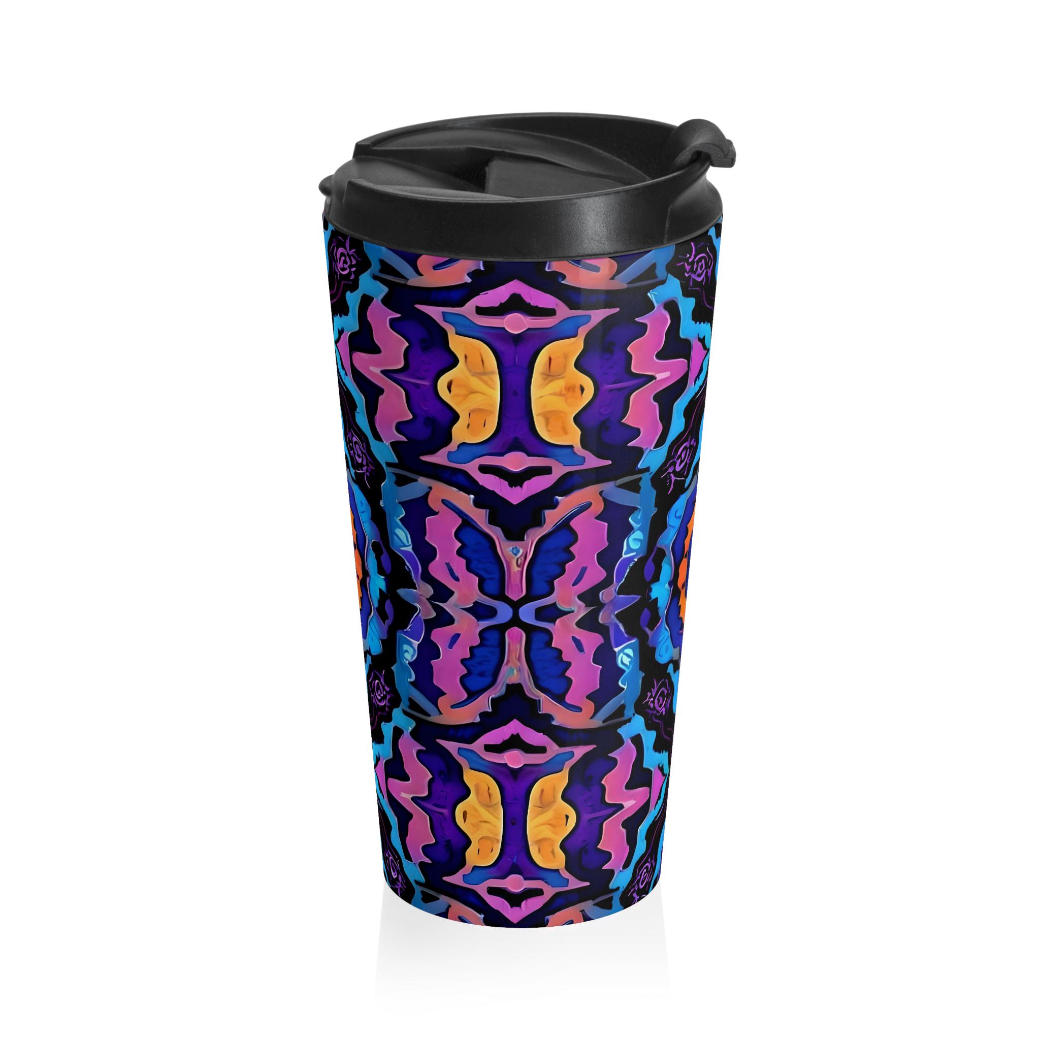 Purple H - Travel Mug