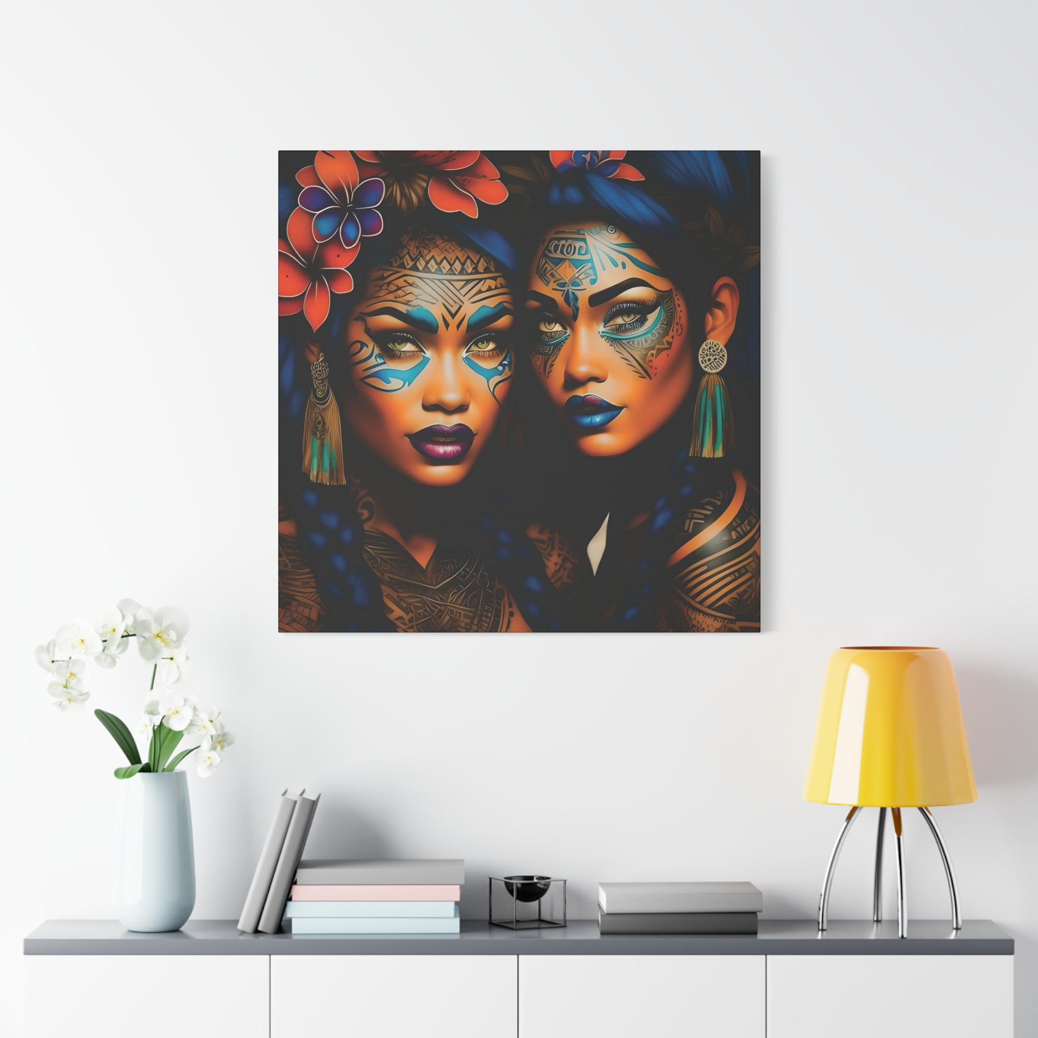 Painted Ladies - Canvas Wall Art