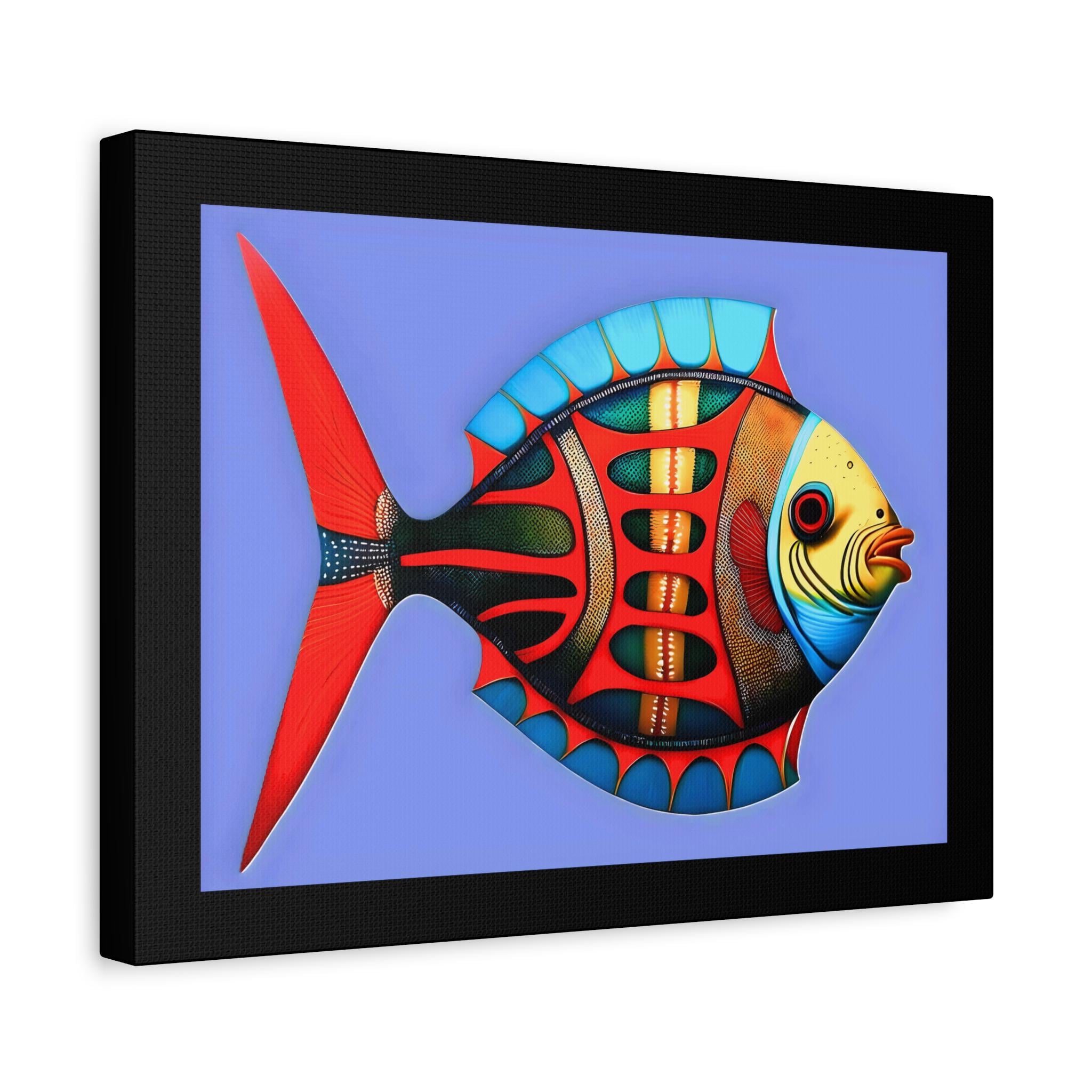 Fish Kiss - Canvas Wall Art