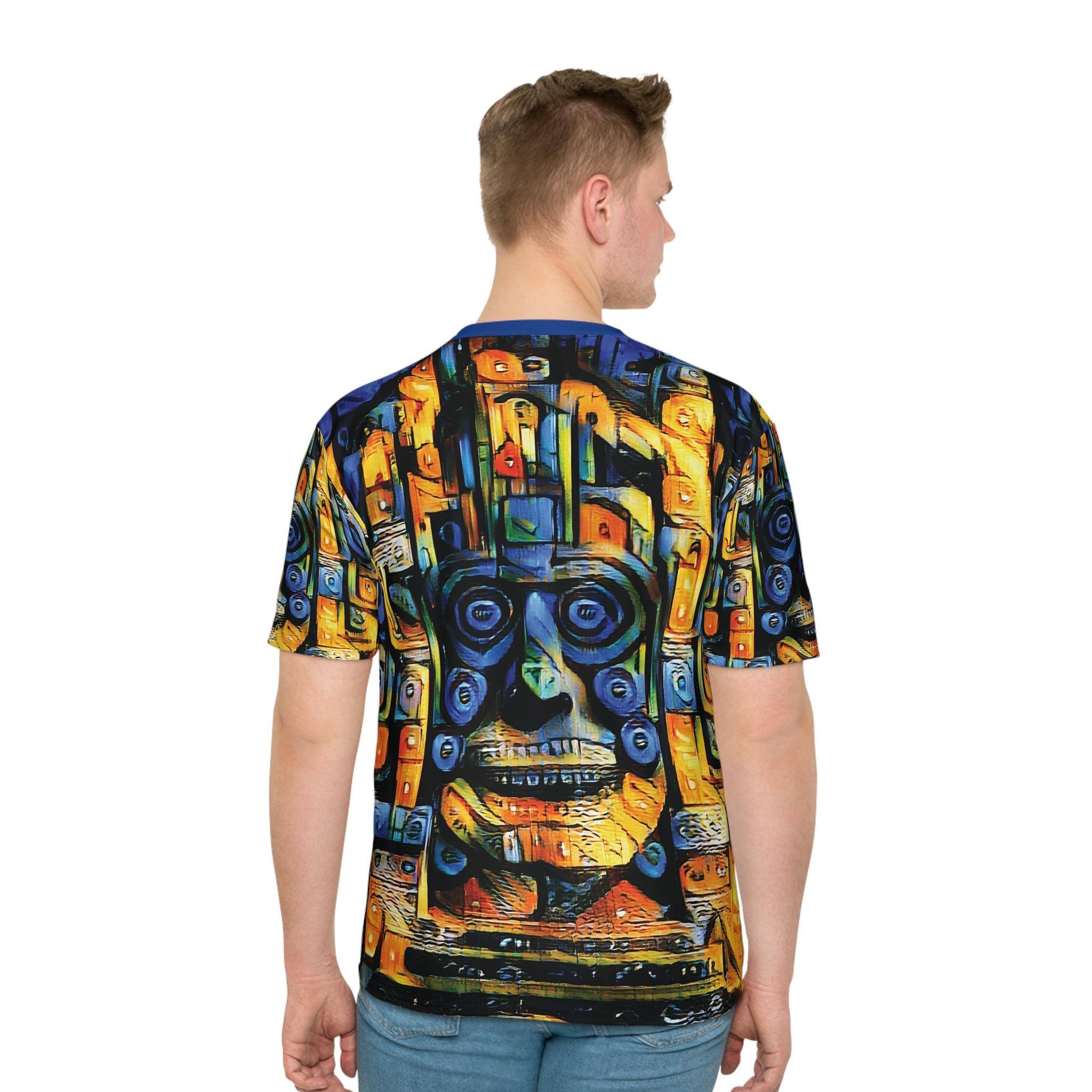Abstract Tribal Mask art T-Shirt | All-Over Print