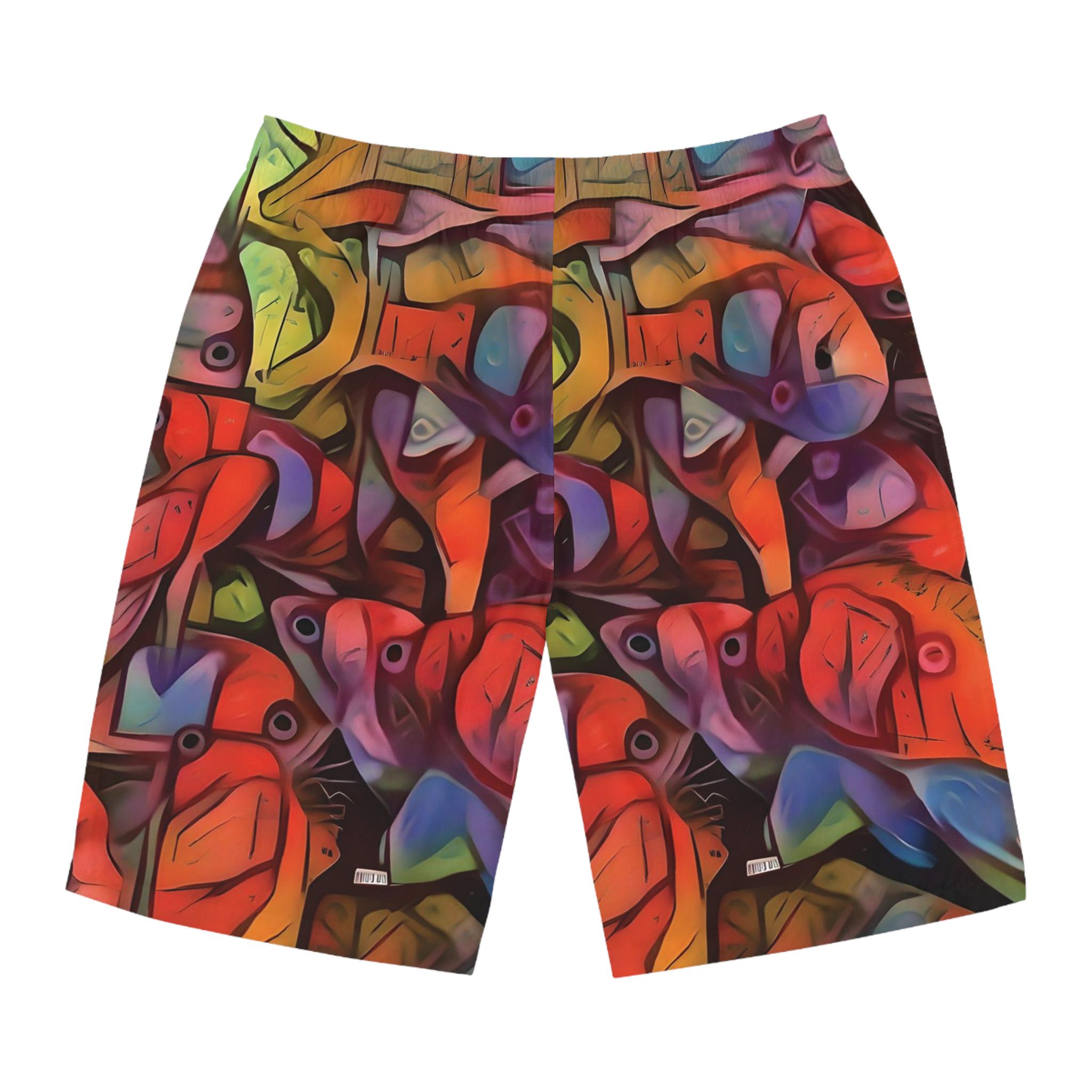 Square Backs Left - Board Shorts