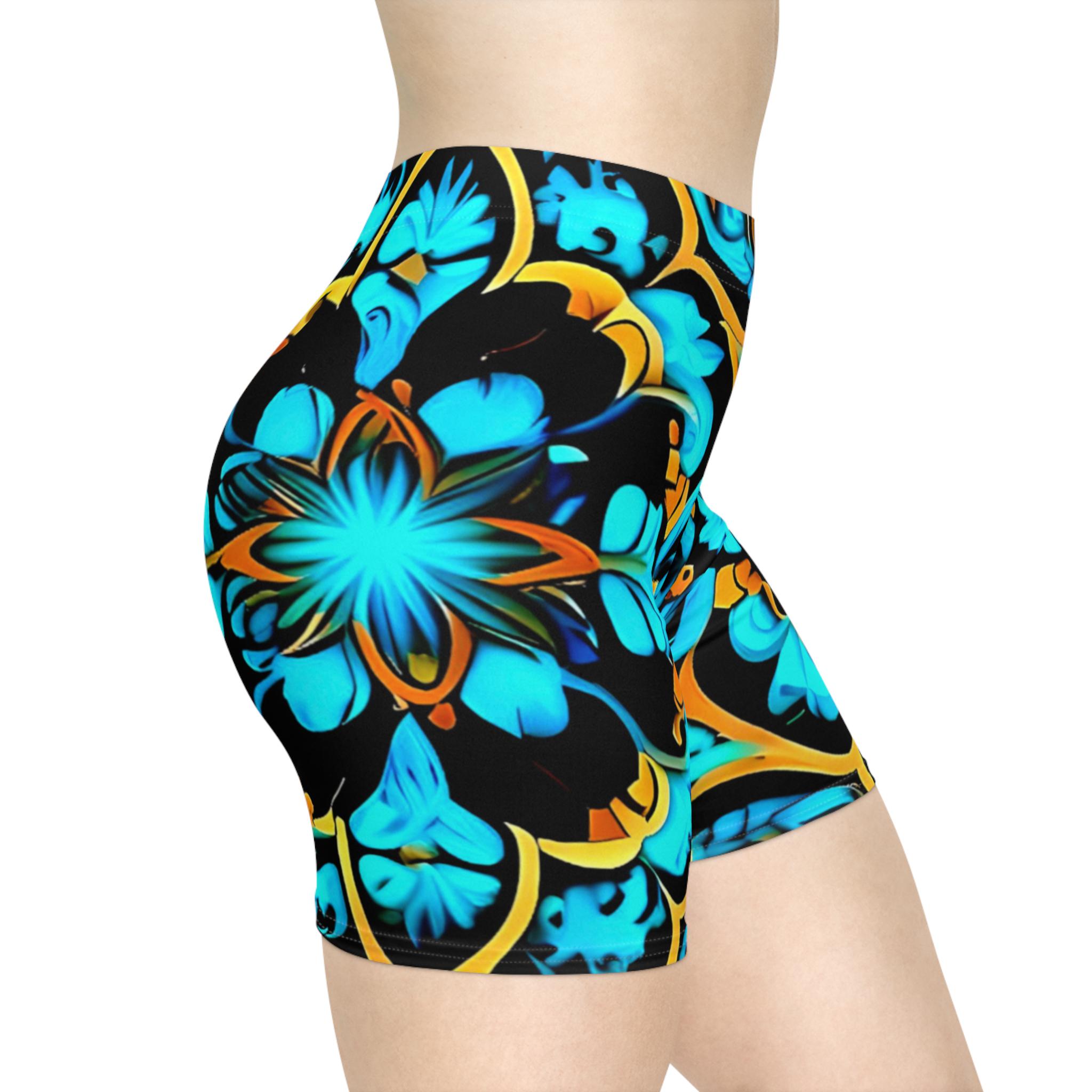 Poker Play - Womens Biker Shorts