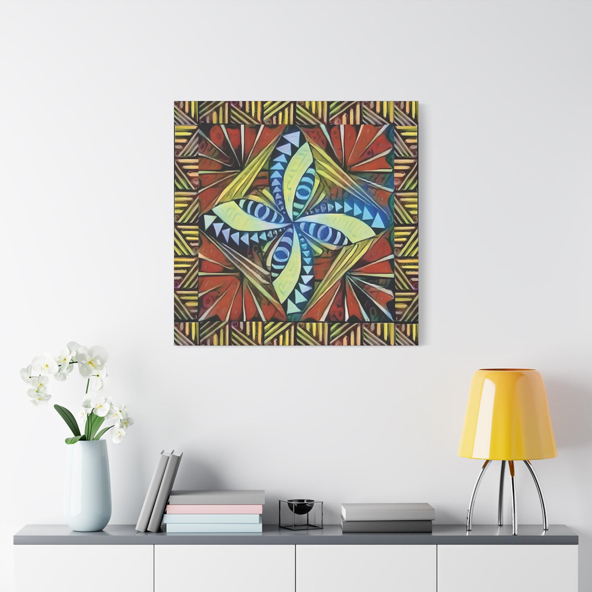 Tapa Border - Canvas Wall Art