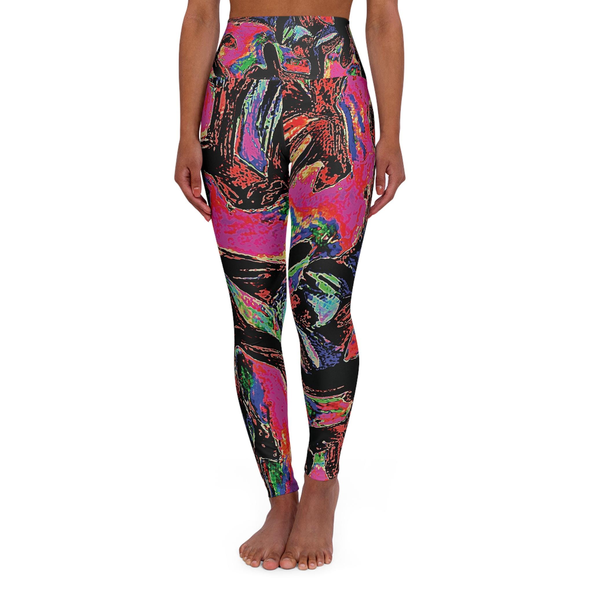 Pink Branch - Yoga Pants