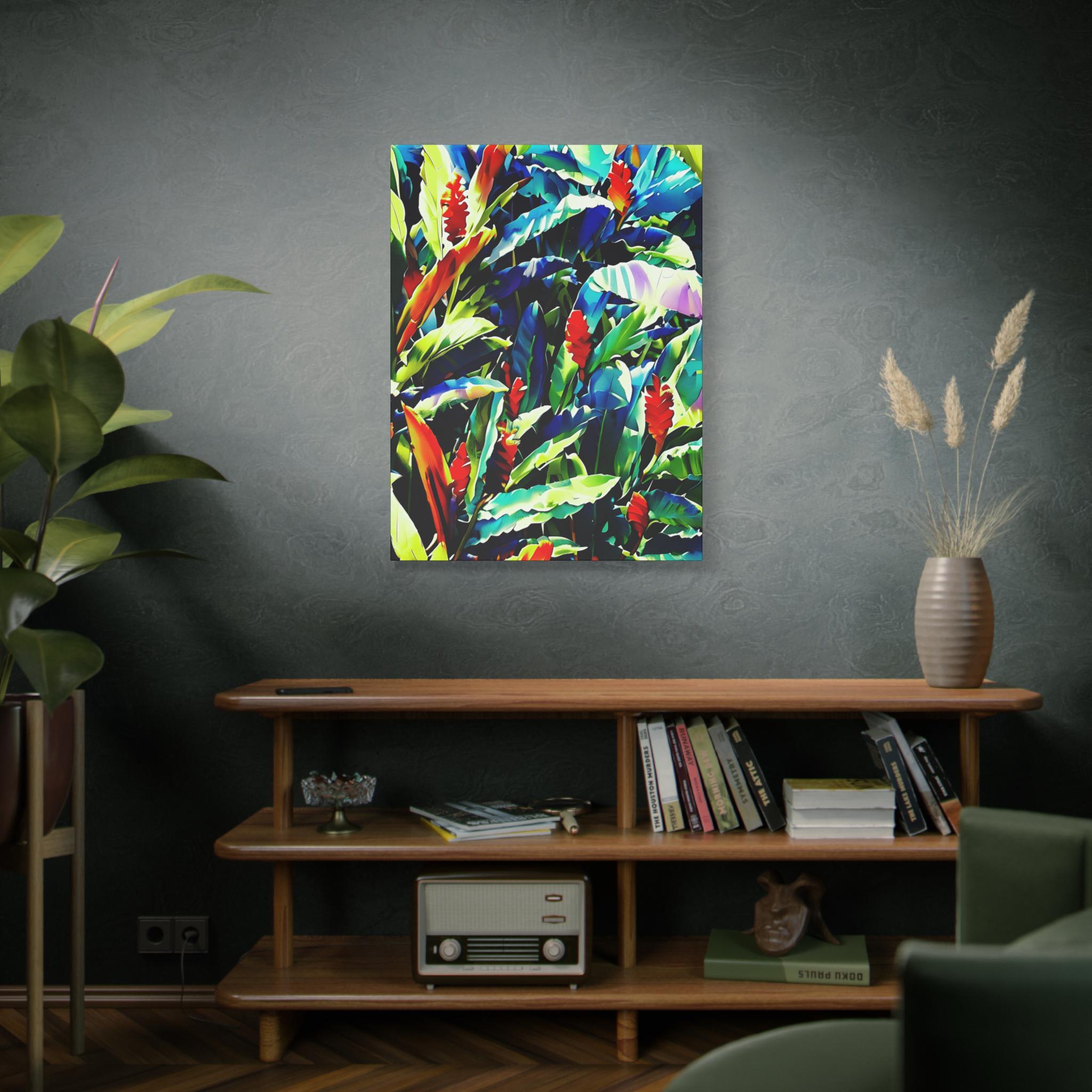 Floral Ginger - Canvas Wall Art