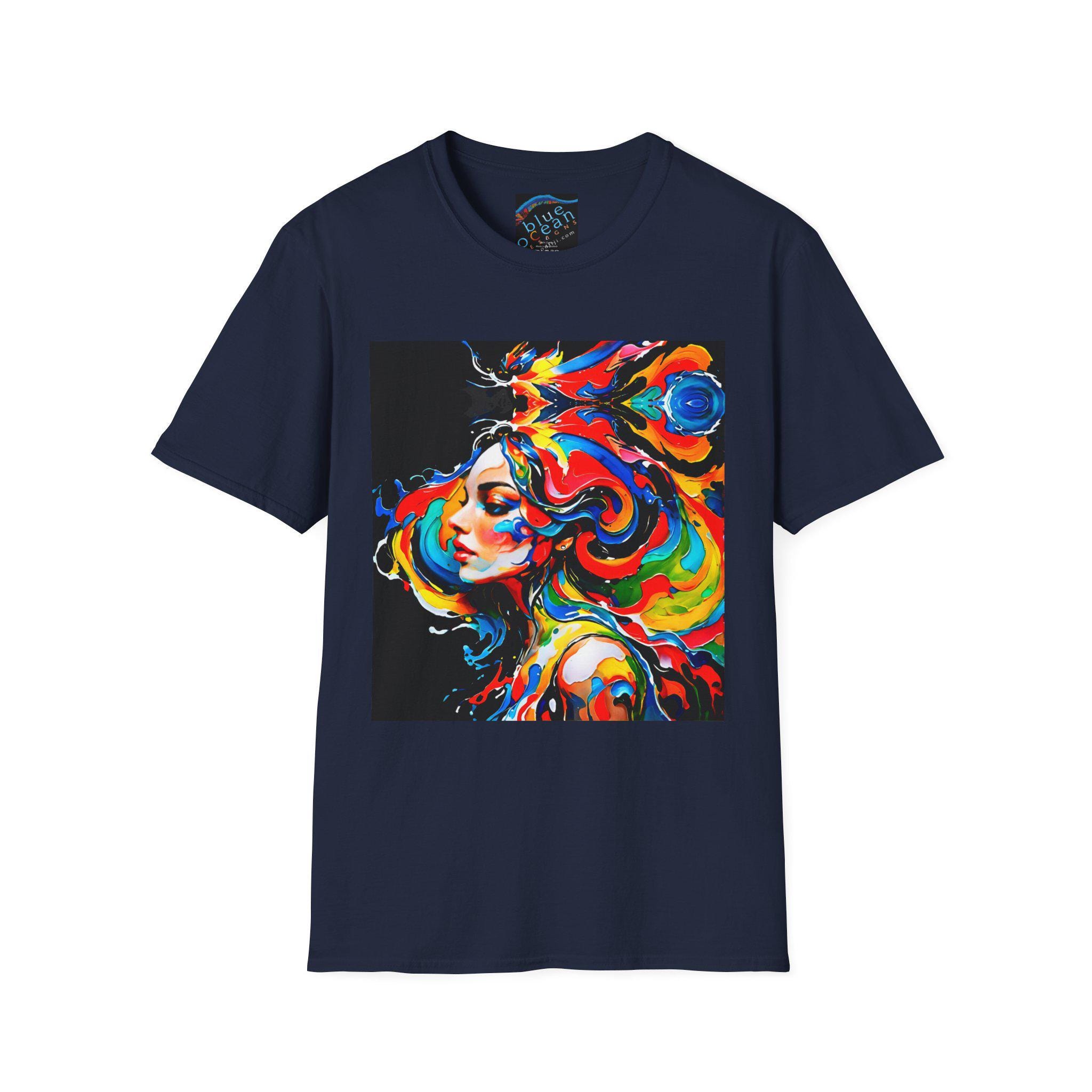 Lady with Paint - T Shirt