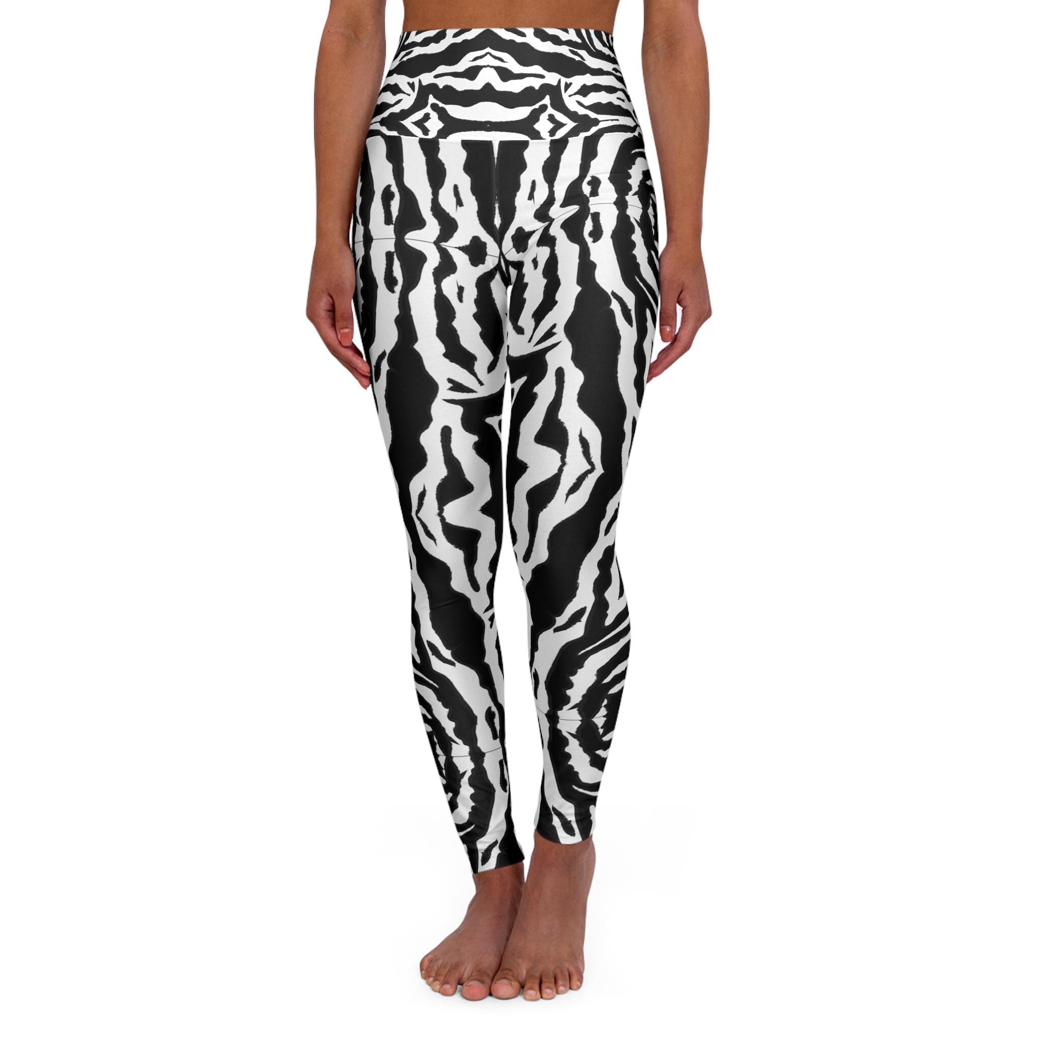 Zebra Confusion - Yoga Pants