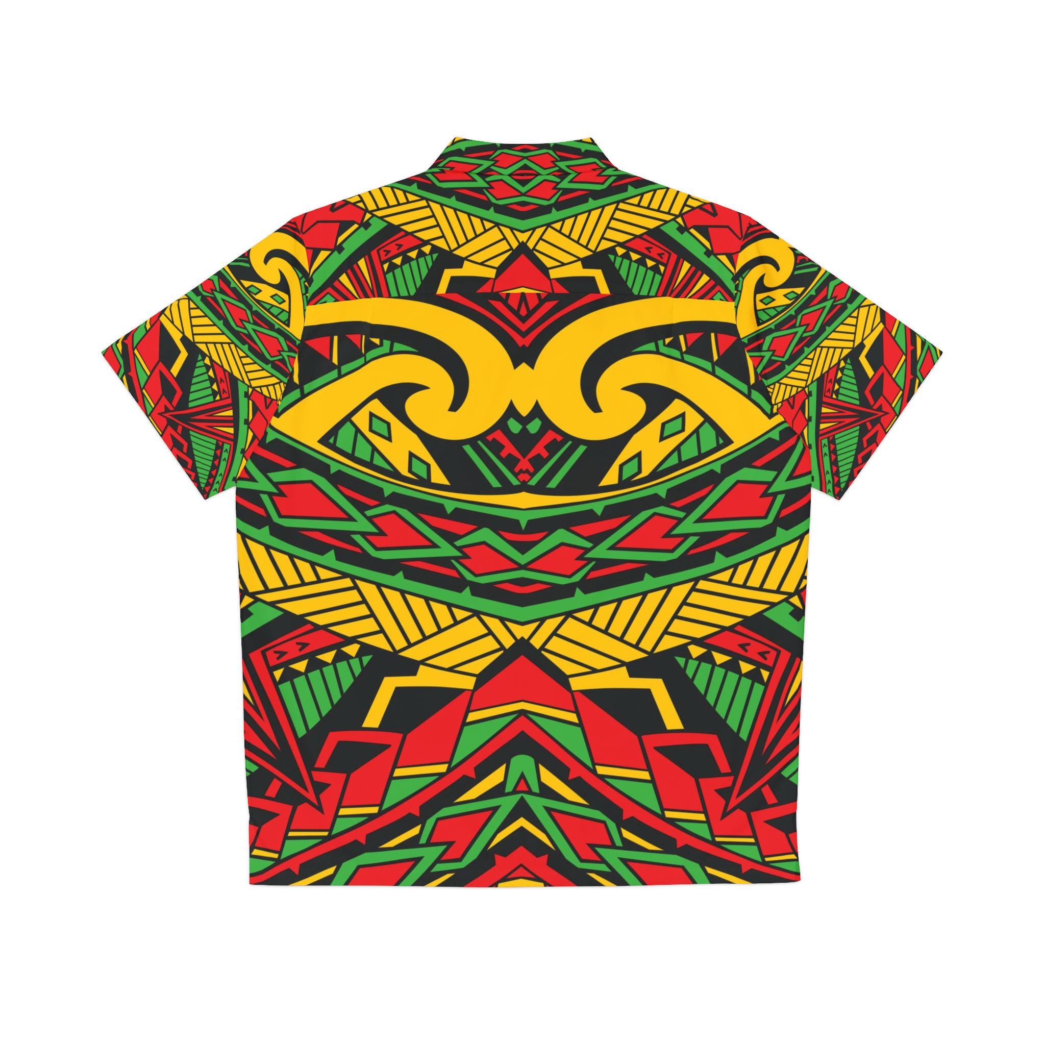 Reggae Lion Front - Hawaiian Shirt