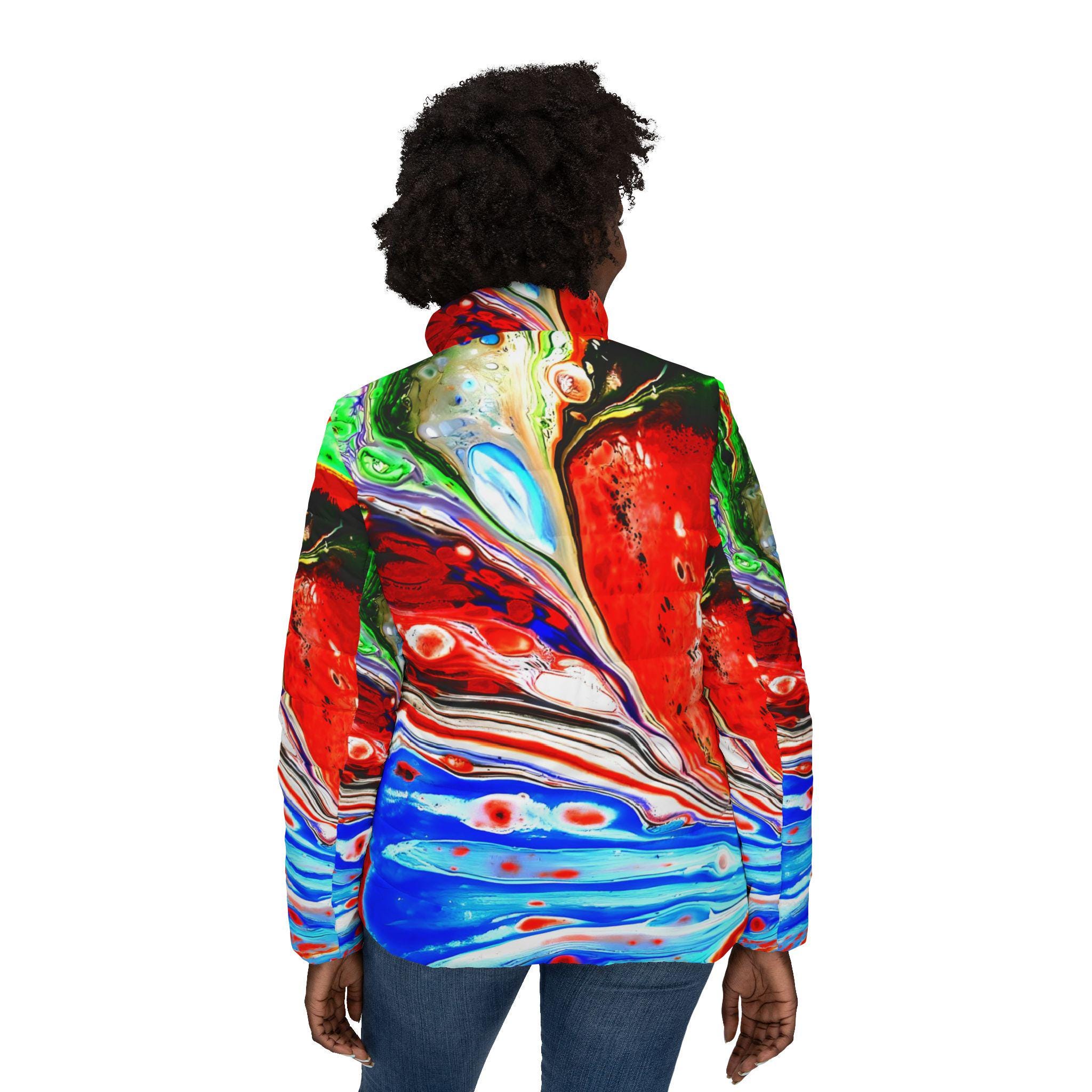 Red Tide - Womens Puffer Jacket