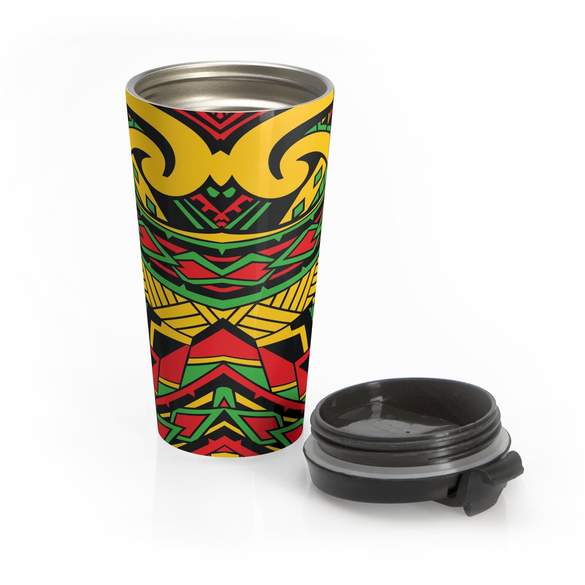Reggae Lion Front - Travel Mug