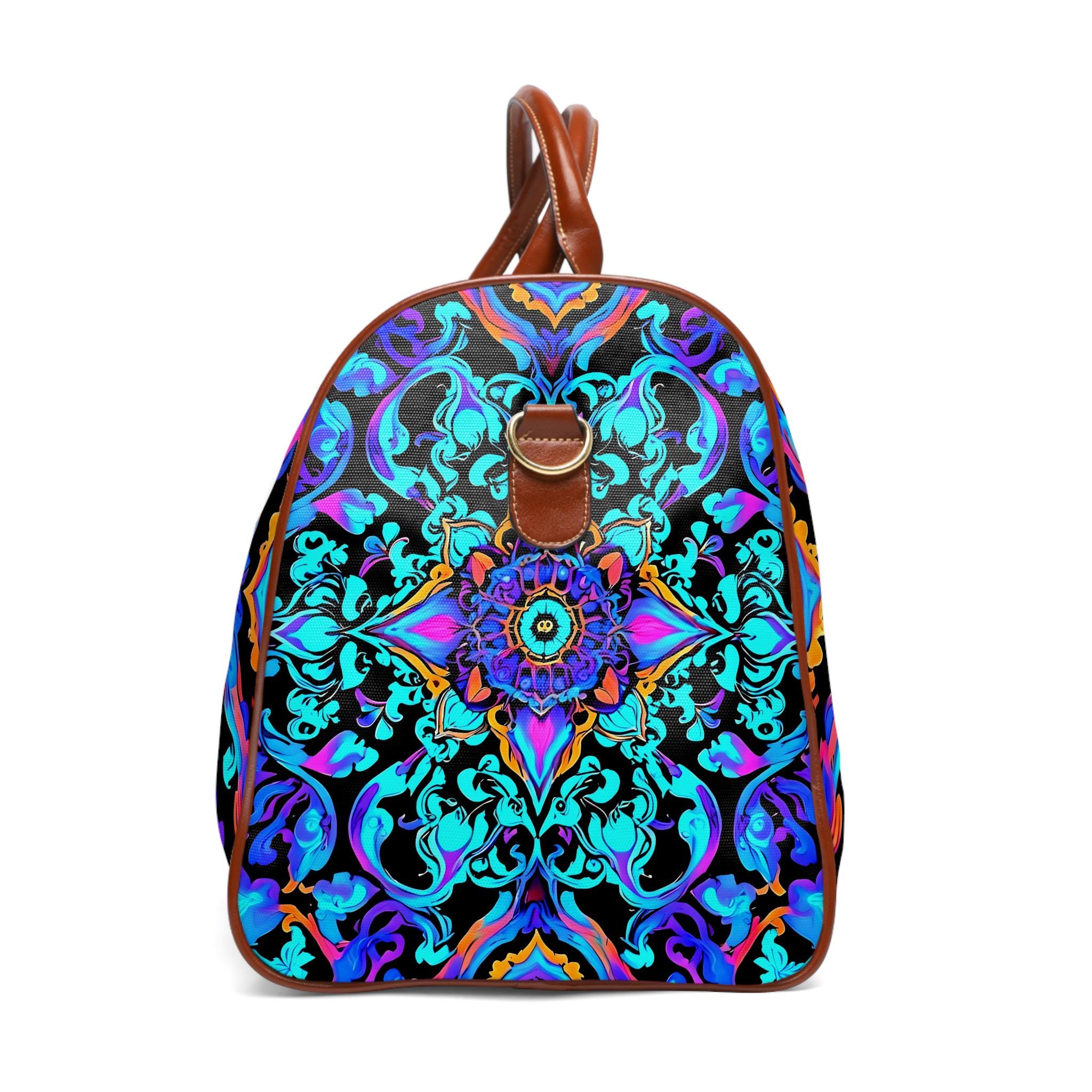 Purple F - Waterproof Travel Bag