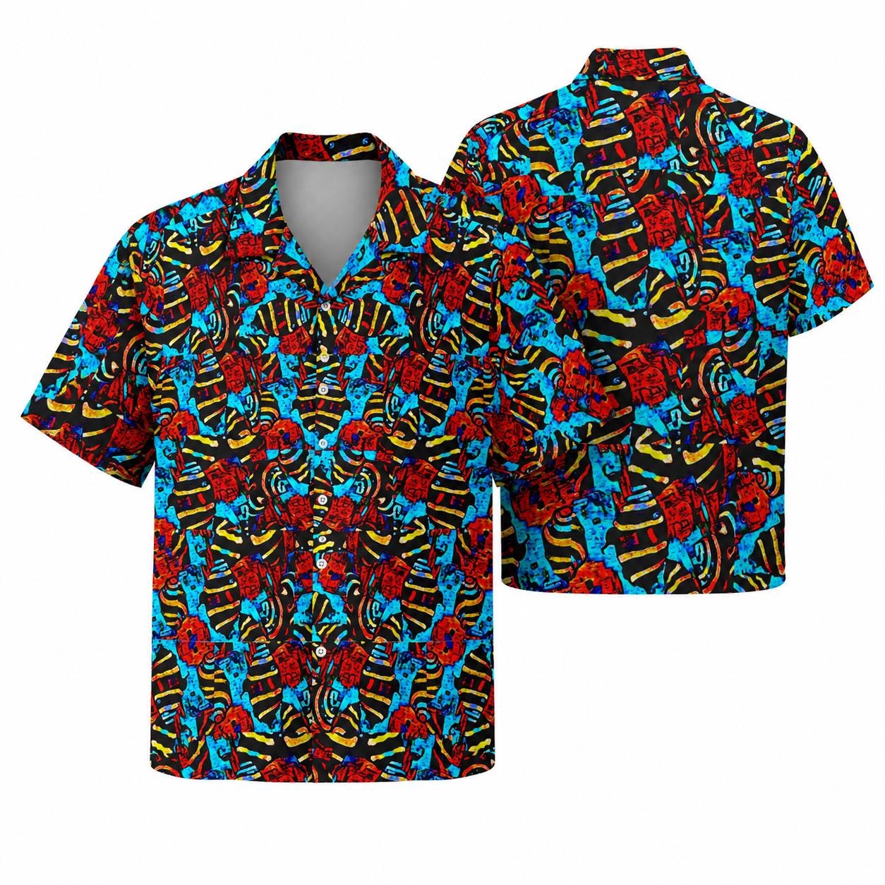 Colorful Snails on the Move - Hawaiian Shirt