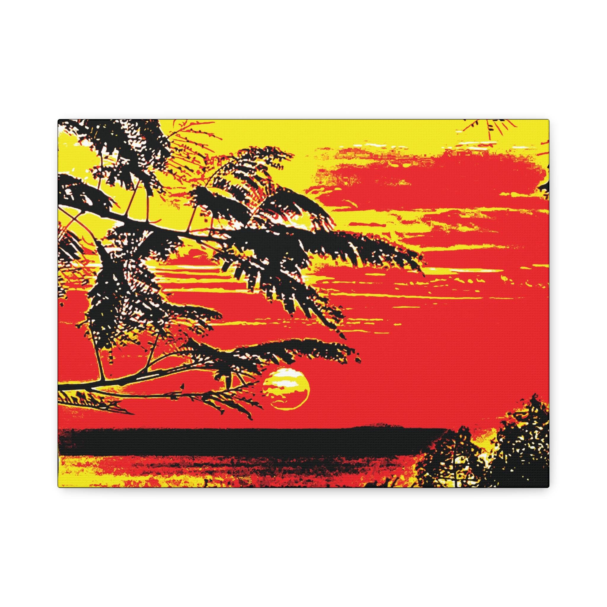 Red Night - Canvas Wall Art