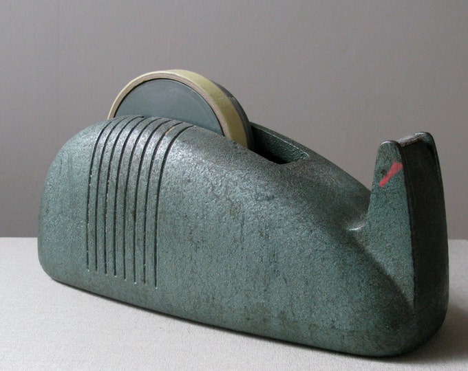 Vintage Cast Iron Tape Dispenser Etsy