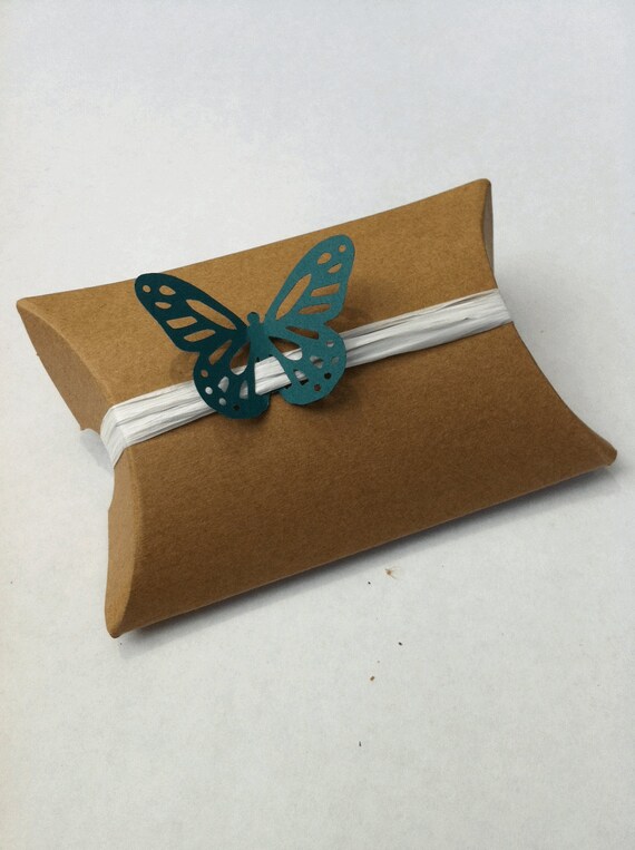 Items similar to 10 Kraft Pillow Boxes DIY Gift Wrapping on Etsy