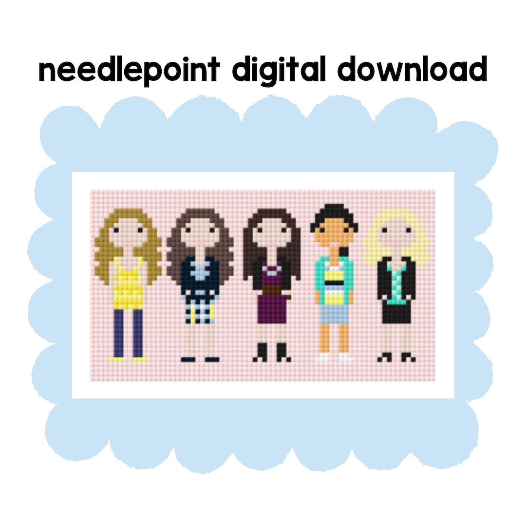 Pattern For Liar Pretty Little Liars Needlepoint Chart | Needlepoint Pattern | Digital ...