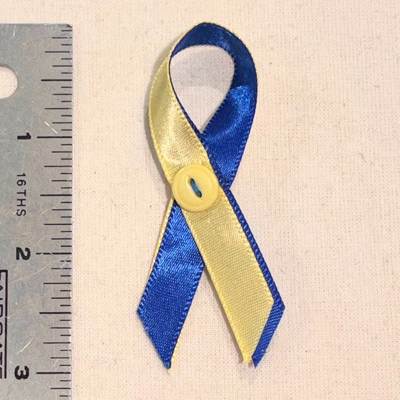 Donate 20 to Ukraine Yellow Blue Ukrainian Awareness Bow Pin Sunflower Fundraising Donation Button Yellow Lapel