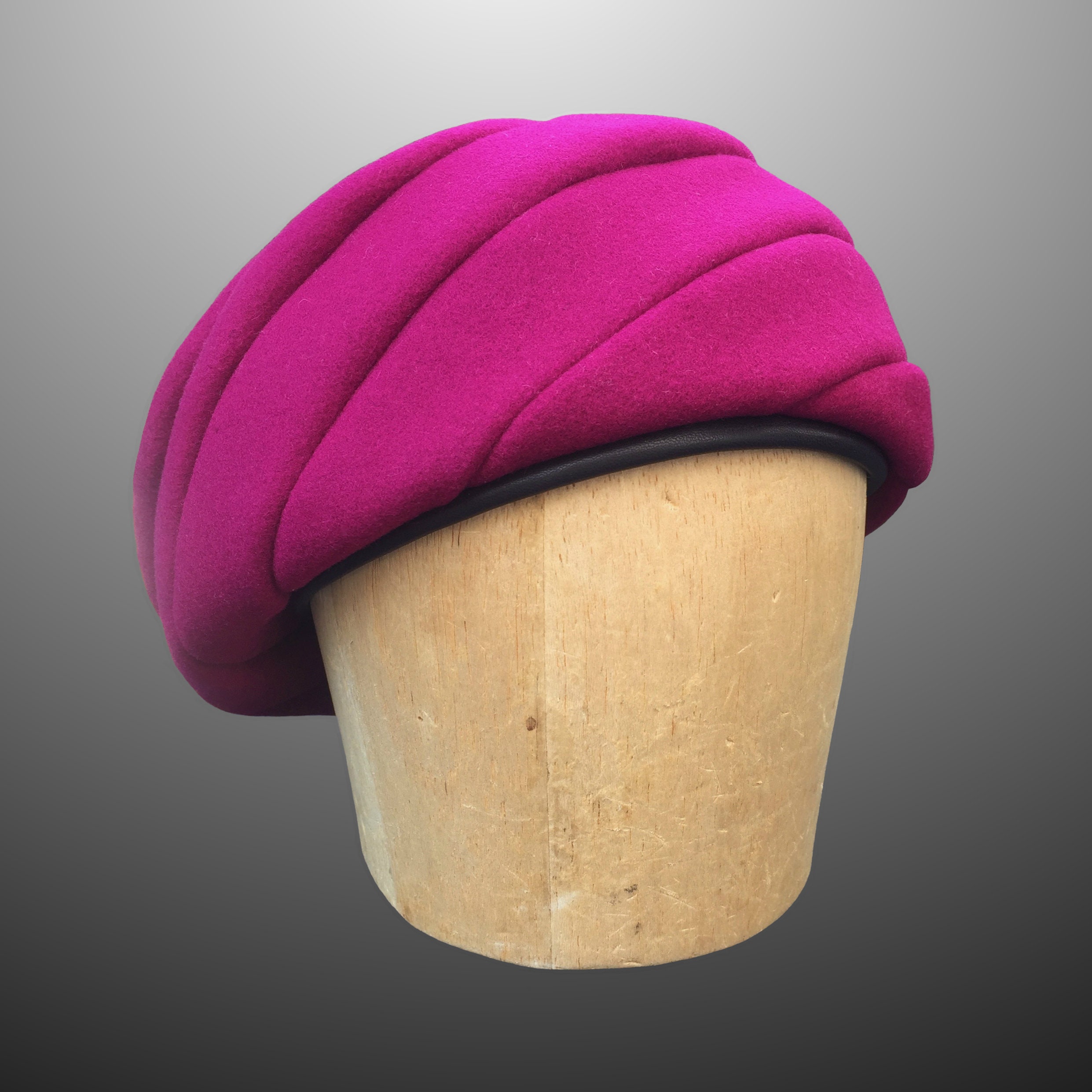 Lele Sadoughi Beret Crystal Embellished Felt Hat Fuchsia Pink One Size Lele Sadoughi Disco Crystal Knotted Headband | Neiman Marcus main image 2