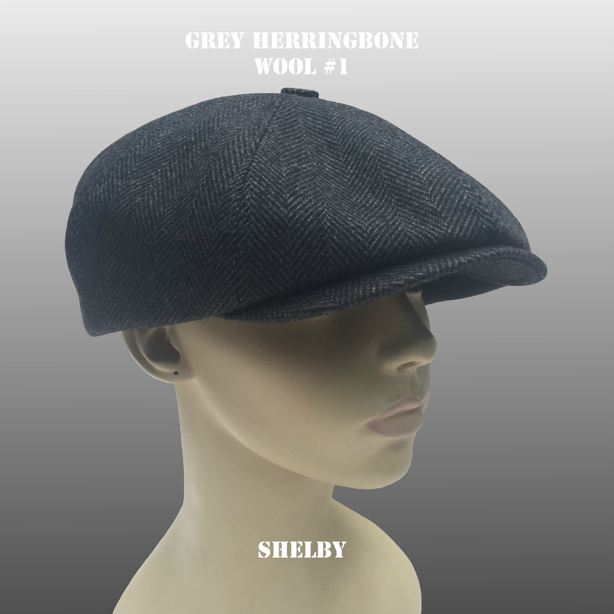 Casquettes Souples Homme Bigoco - Casquette Plate Homme Style Vintage - Coton Réglable 57-61 Cm - Look Gatsby Années 1920 - Noir Peaky Blinders Homme