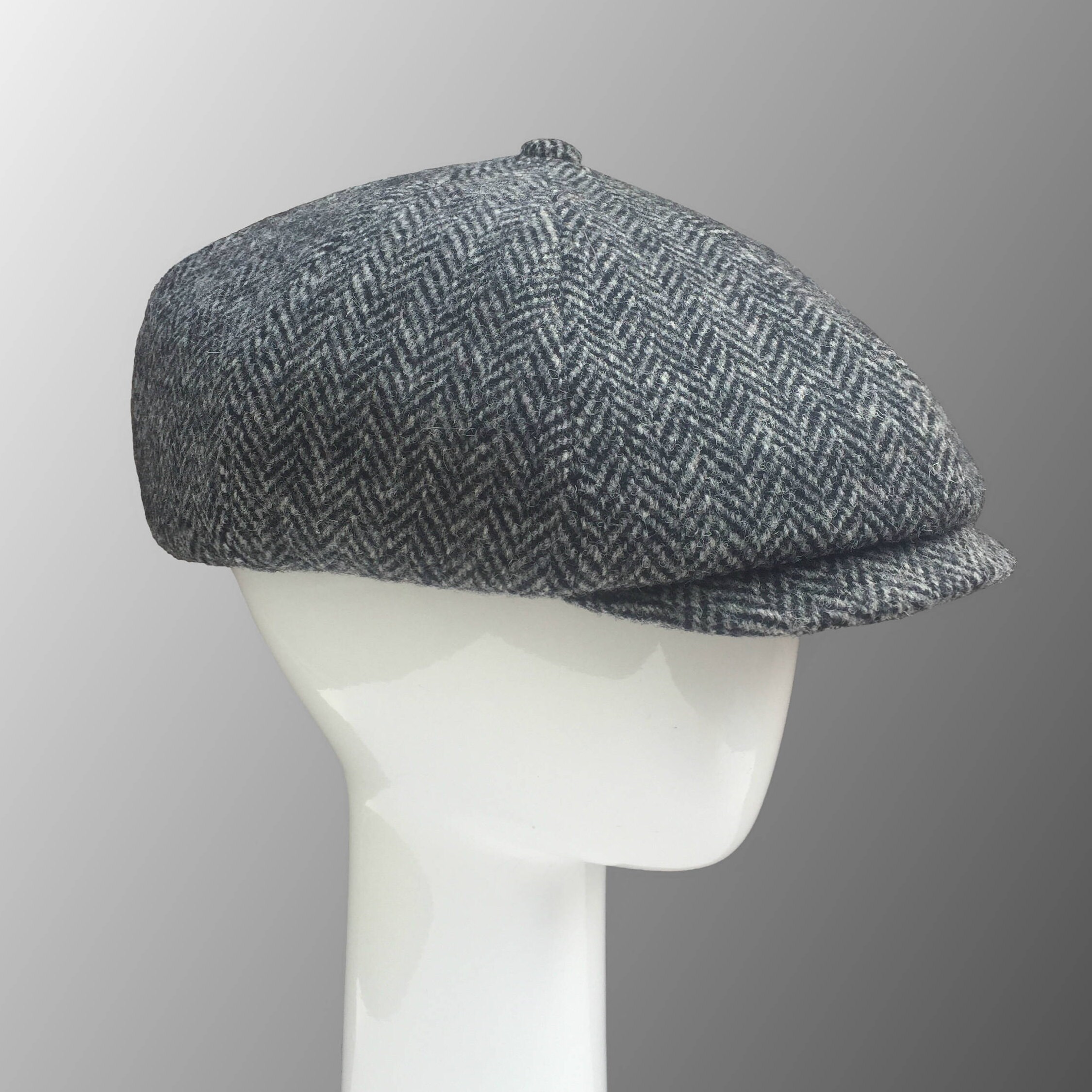 harris tweed flat cap