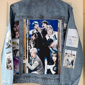 Bts Denim Jacket - Etsy