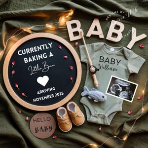 Fishing Adventure Pregnancy Announcement Digital Daddy&#39;s Fishing Buddy Baby Announcement Editable Outdoor Baby Reveal Something Fishy Reveal