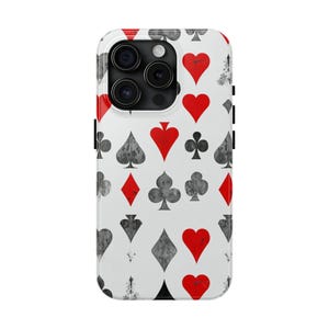 Stylish Playing Card Phone Cases | Tough Phone Cases, Custom Phone Covers, Unique Gifts, Casino Lovers, Fun Accessories