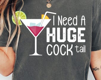 Funny Adult T-Shirt, Drinking Humor Tee, Inappropriate Shirt for Gift Exchange, Raunchy Graphic Top, Funny Bachelorette Party Tee