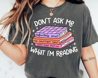 「何を読んでいるか聞かないで」Tシャツ＆スウェットシャツ、スマットリーダーパーカー、面白い本好きのセーター、スマット好きへのギフト、トレンドの読書家シャツ