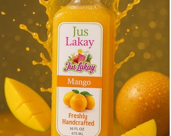 Jus de mangue Jus Lakay, saveur tropicale douce
