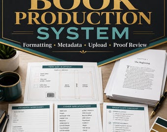 KDP Book Production System | Formatting, Metadata, Upload & Proof Review Checklists