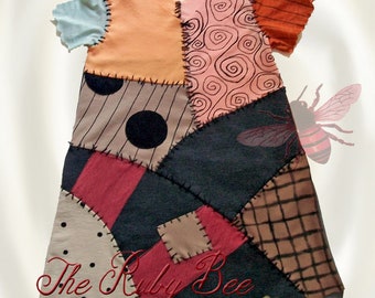 PRE-ORDER Halloween Town Rag Doll Sally Patchwork Dress Nightmare Before Christmas Costume by TheRubyBee