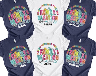 Family Vacation Shirt, Family Vacation 2026 Making Memories Together Shirt, Custom Family Shirt, Family Matching Tee, Summer Vacation Shirts