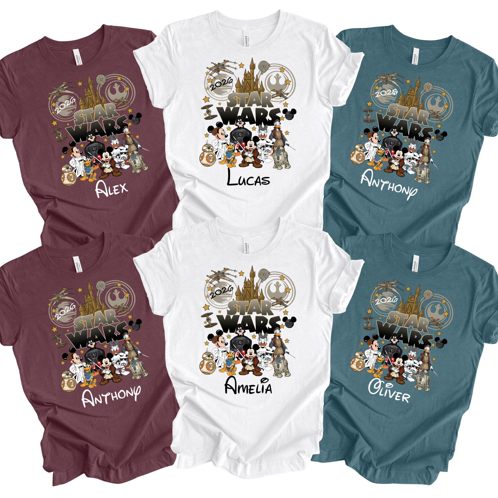 Discover Disney Star Wars Shirt, Mandalorian Shirt, Galaxy's Edge Shirt, Darth Vader Shirts, Chewbacca Shirts, Star Jedi Shirt, Luke Skywalker Shirts