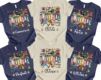 Orlando Universal Studios Shirt, Universal Studios Family Tee, Custom Disney Trip 2026 Shirt, Family Vacation Shirt, Family trip Shirt
