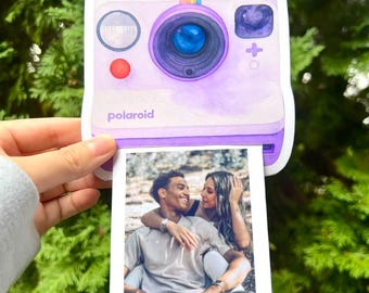Polaroid Camera Card Canva Template: DIY Printable Greeting Card (Digital Download)