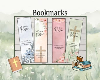 Bijbelvers Pasen bladwijzers, religieus christelijk