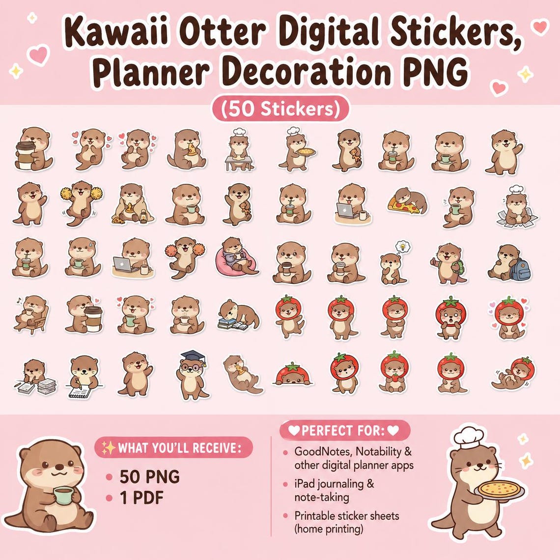 Digital Stickers Pack | Everyday Life Daily Icon | Goodnotes | Planner ...