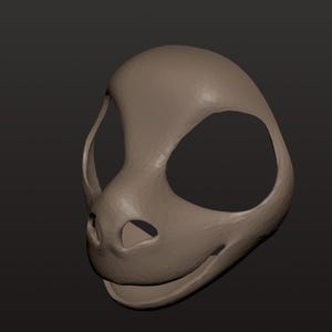 Toony Pferd Fursuit STL Maske