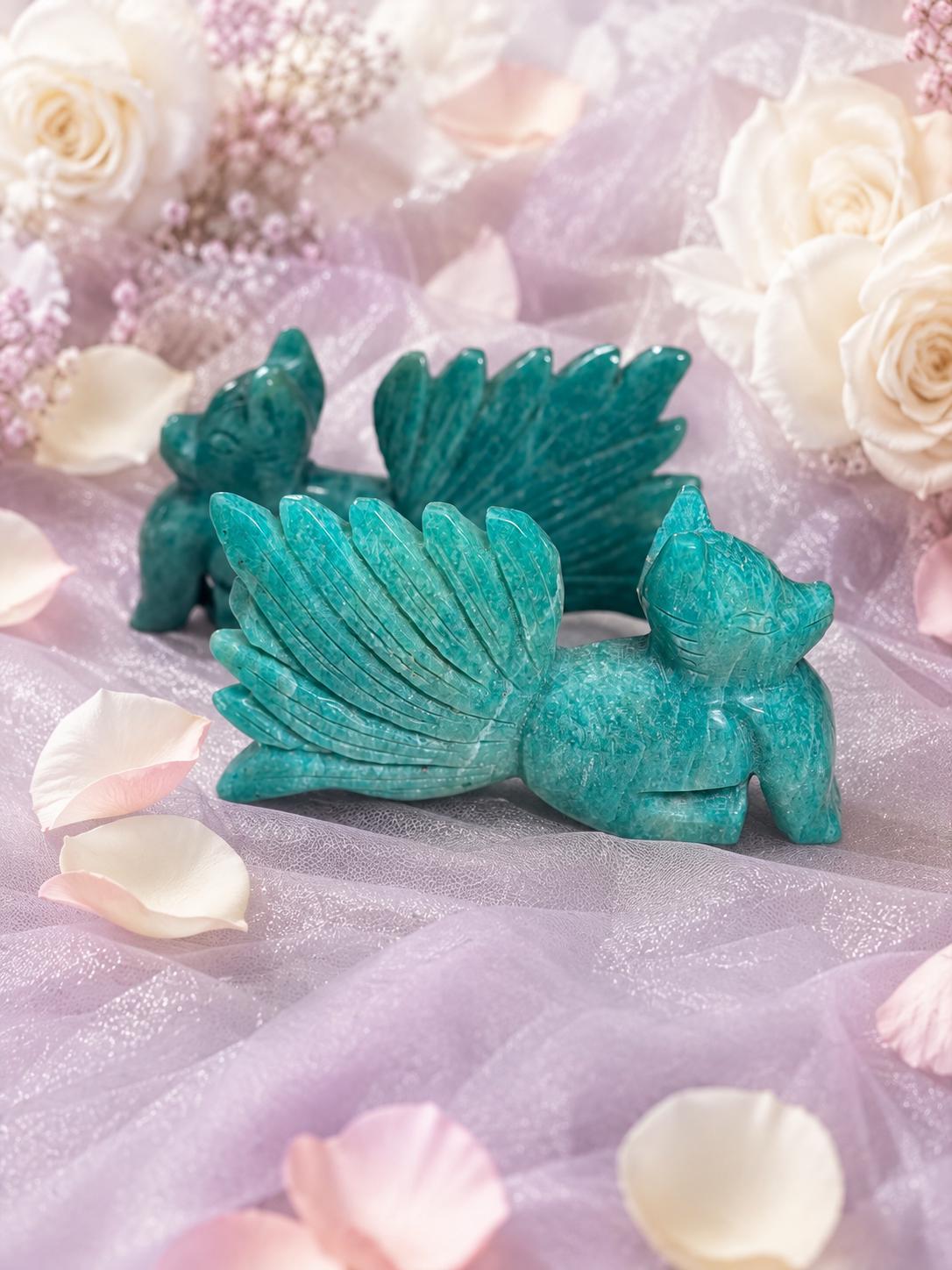 Gemstone 9 Tailed Fox Carving - Etsy