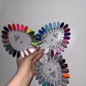 solid color press ons