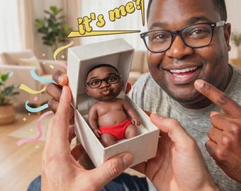 Muñeco antiestrés con cara personalizada – Juguete antiestrés divertido y personalizado, regalo del Día del Padre para papá