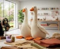 Goose Plush Sewing Pattern | 33 cm Finished Toy | PDF Tutorial