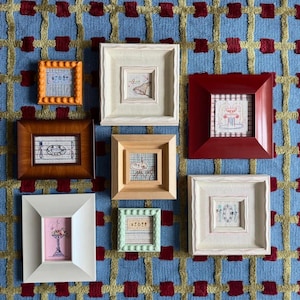 Vintage Boho Eclectic Picture Frames, Gallery Wall Art Frame | Desktop Frames, Unique Home Decor & Gift for Frame Lovers, Housewarming Gift